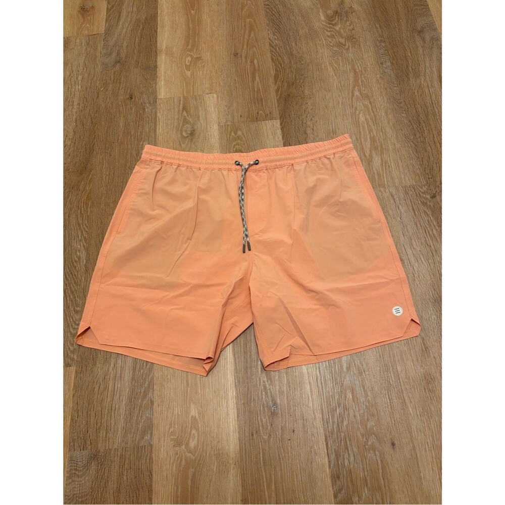 NWT Free Fly Men’s Andros Trunk XXL Orange Dusk Swim Trunks Drawstring